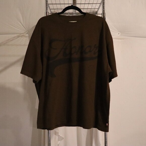 Honor The Gift Size Mens XL, chocolate brown  with black writing T-Shirt - Picture 3 of 9